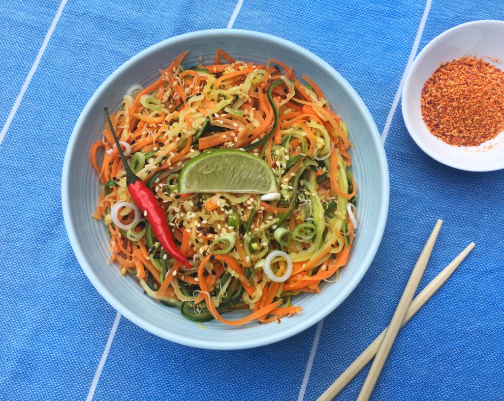 Fresh Zucchini, Carrot Zoodletti Recipe