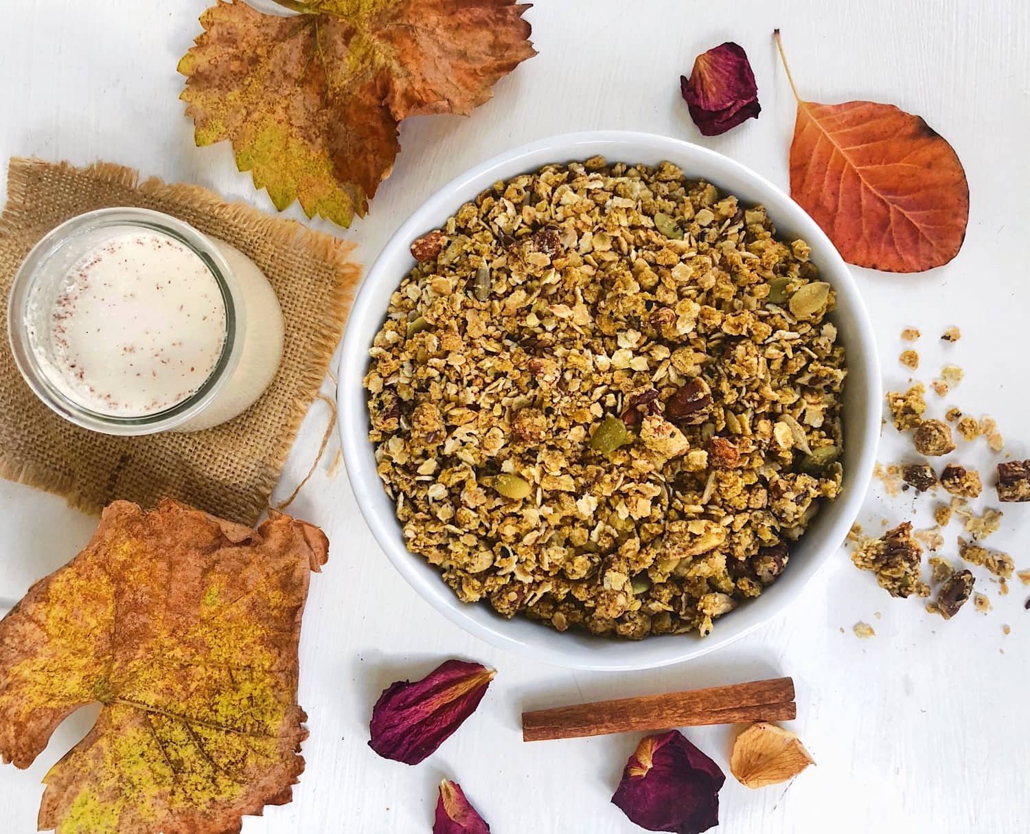 Raw Pumkin Maple Granola Recipe