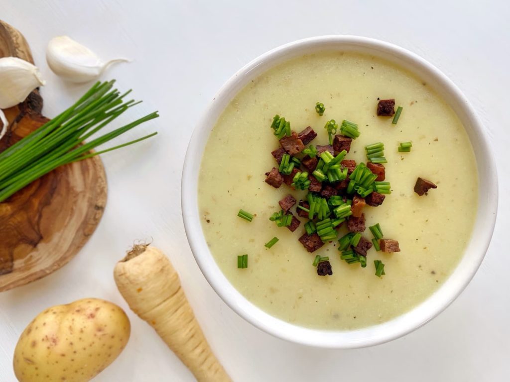 Winter White Veggie Soup Recipe