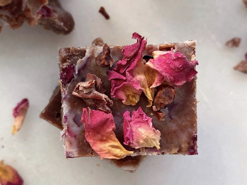 Rose Chocolate Crunch Fudge Recipe