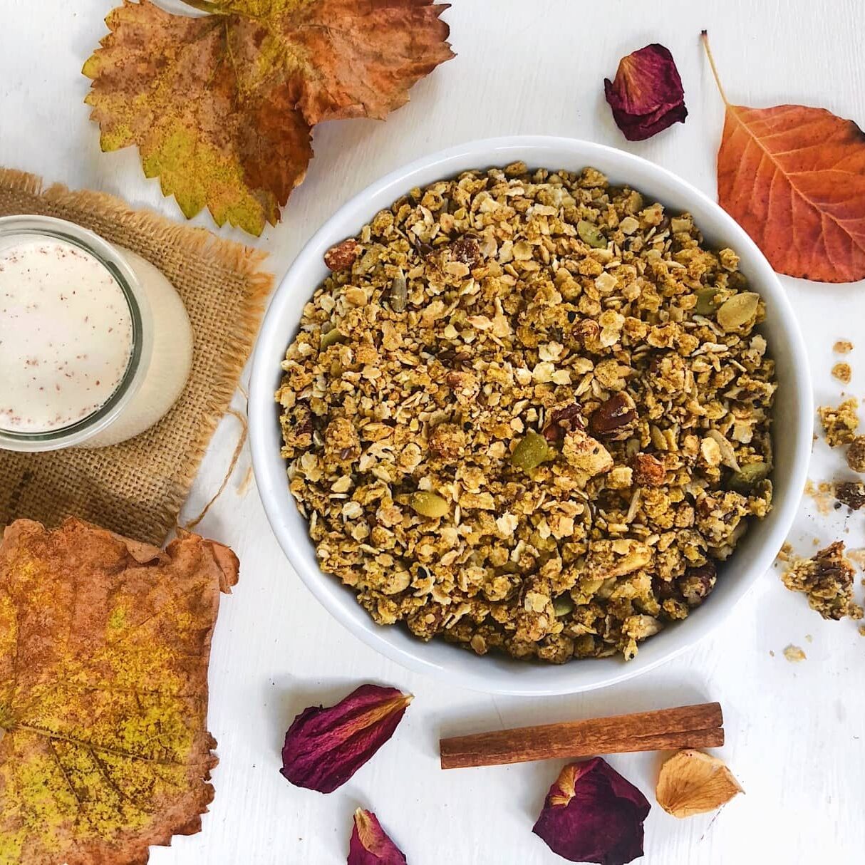 Raw Pumkin Maple Granola Recipe