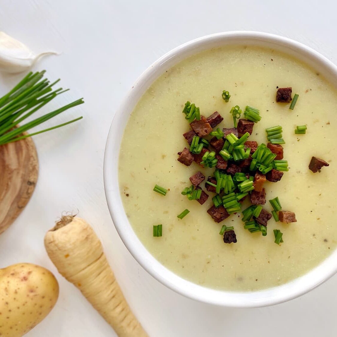 Winter White Veggie Soup Recipe