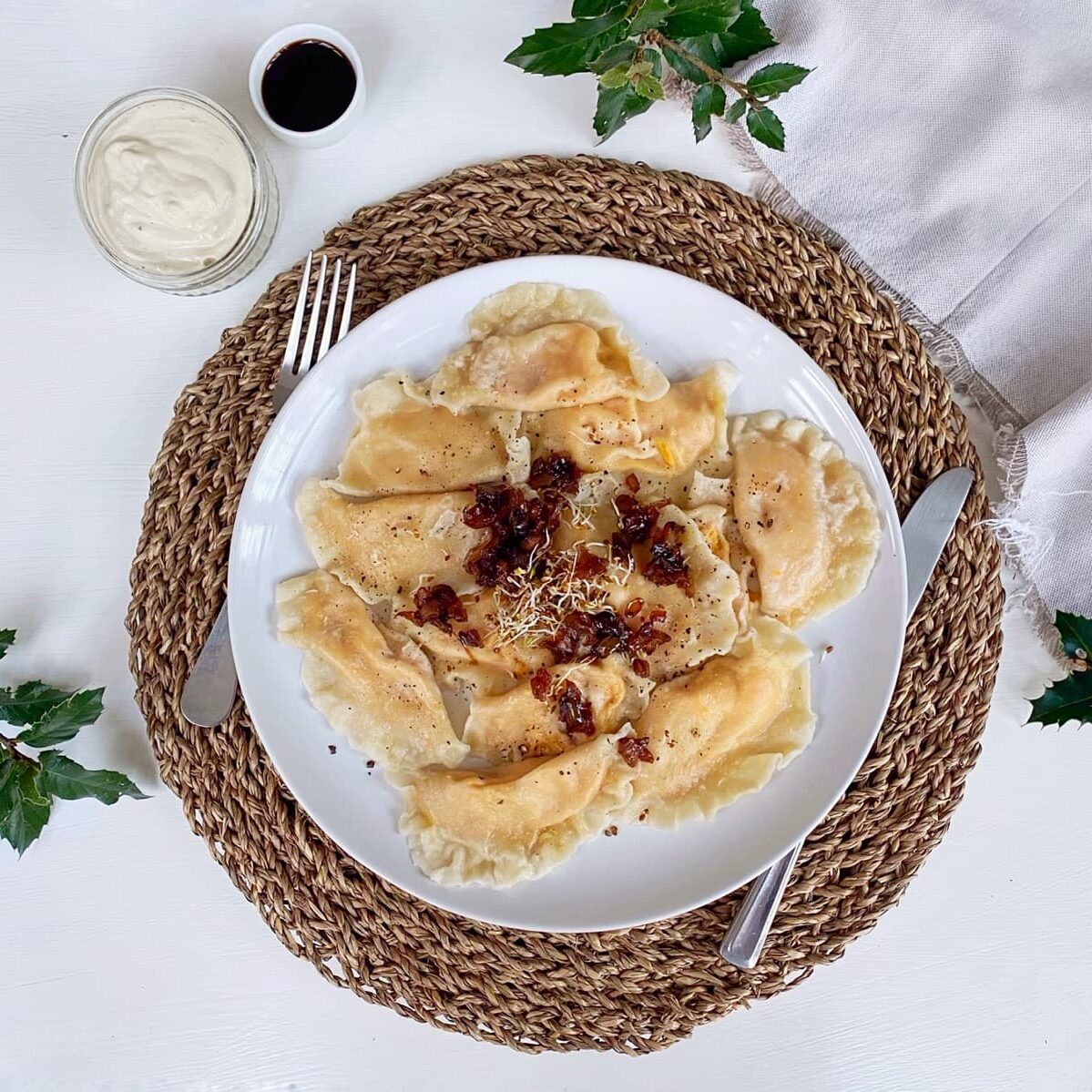 Plantbased Christmas | Sweet Potato Cheezy Polish Pierogi (Dumplings) Recipe