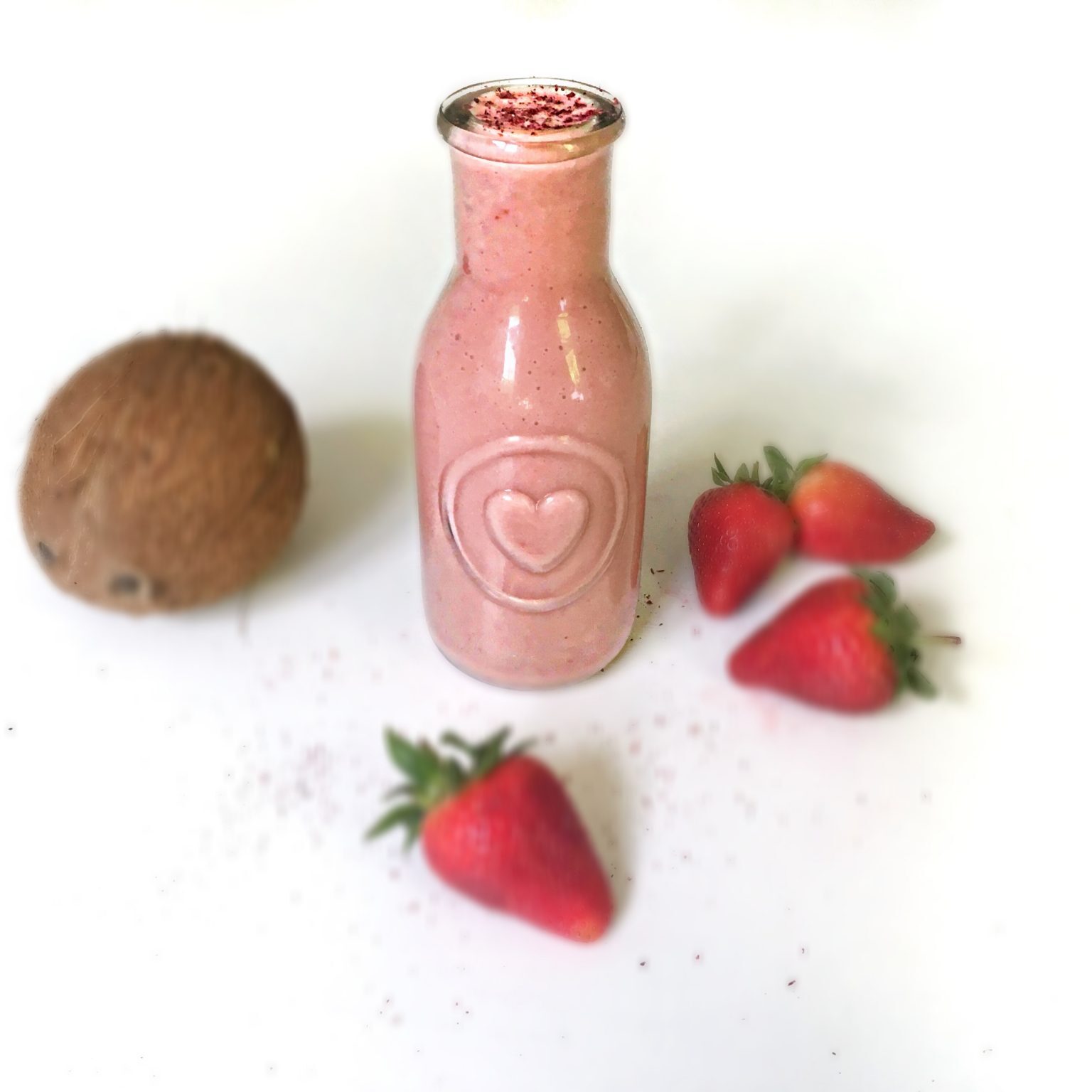 dairy free strawberry milkshake main